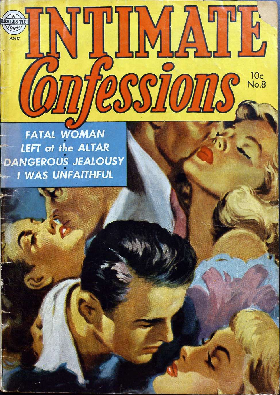 Comic Book Cover For Intimate Confessions 8