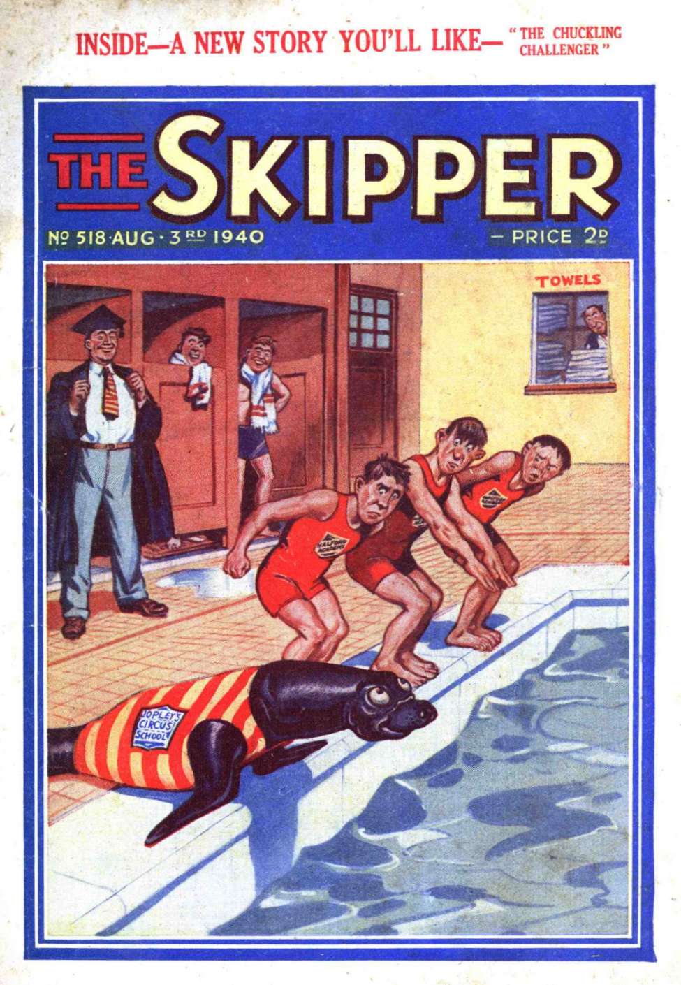 Book Cover For The Skipper 518