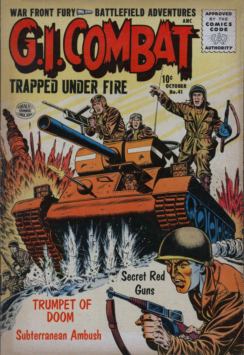 Comic Book Cover For G.I. Combat 41