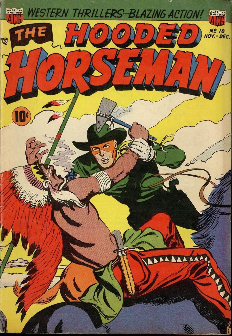 Comic Book Cover For The Hooded Horseman v2 18