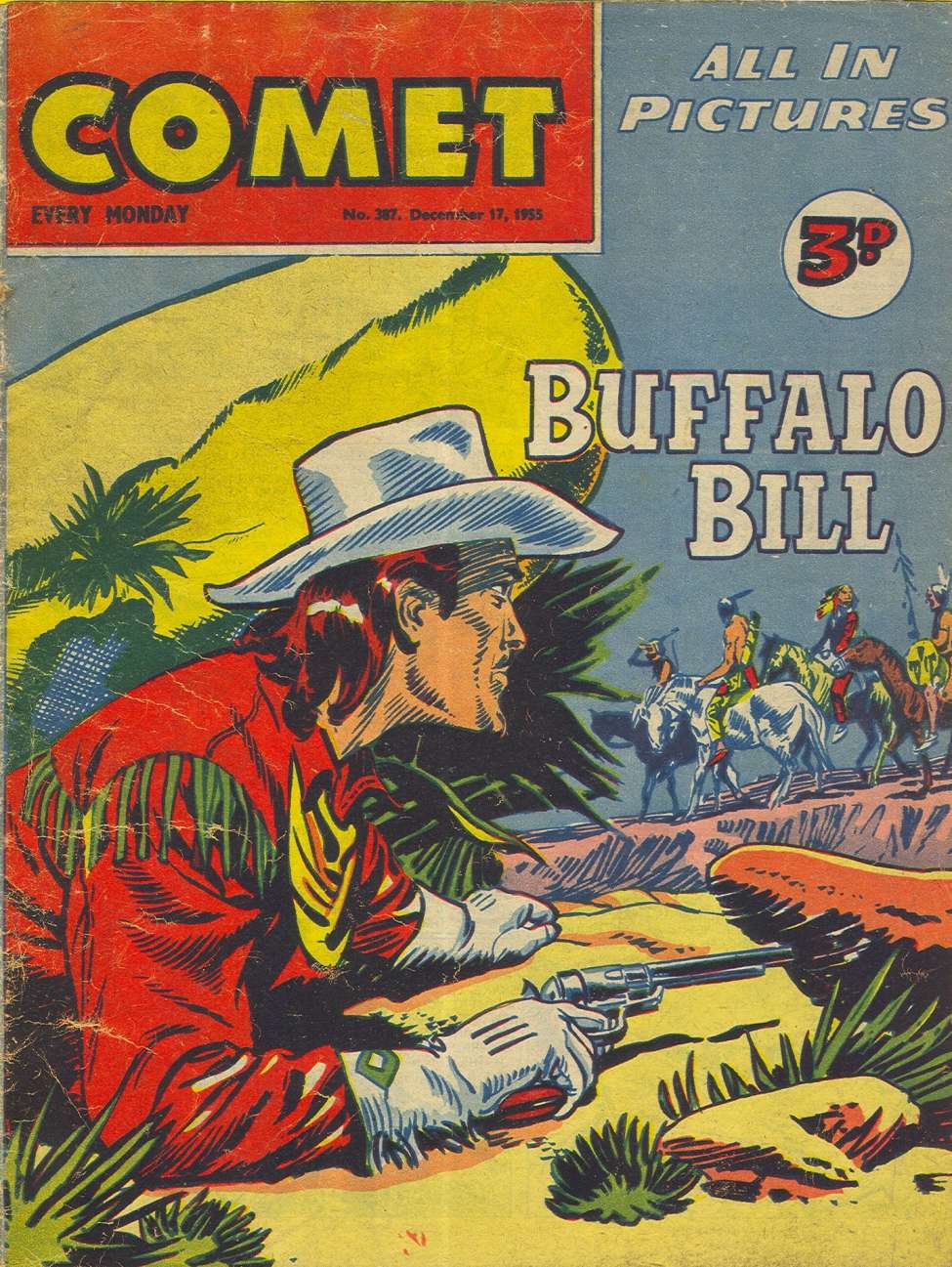 Comic Book Cover For The Comet 387