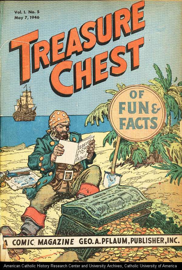 Comic Book Cover For Treasure Chest of Fun and Fact v1 5