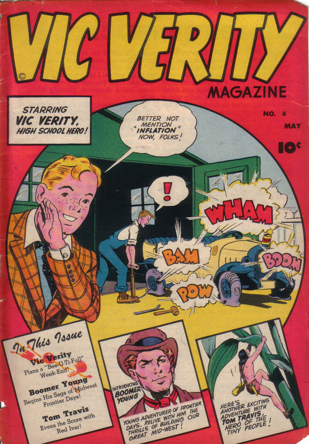 Comic Book Cover For Vic Verity Magazine 4