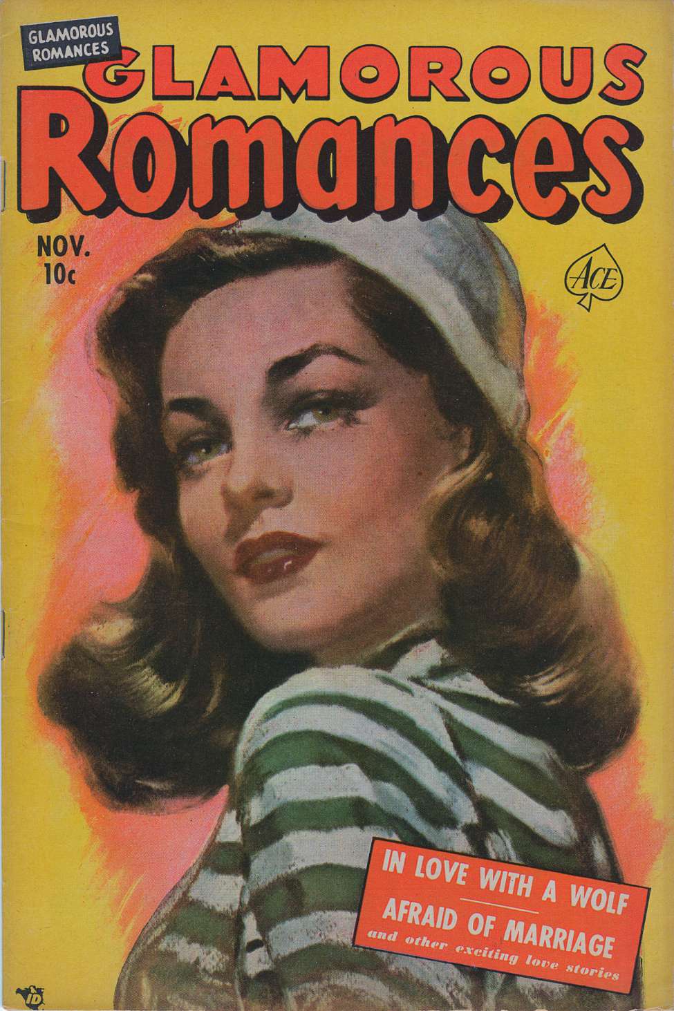 Comic Book Cover For Glamorous Romances 55