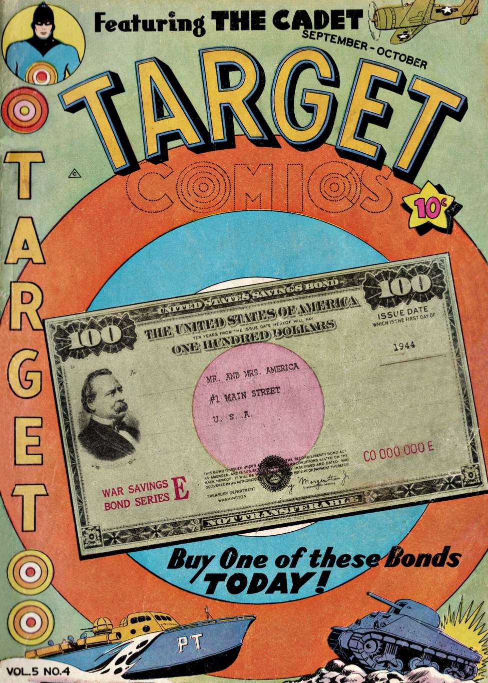 Comic Book Cover For Target Comics v5 4 - Version 2