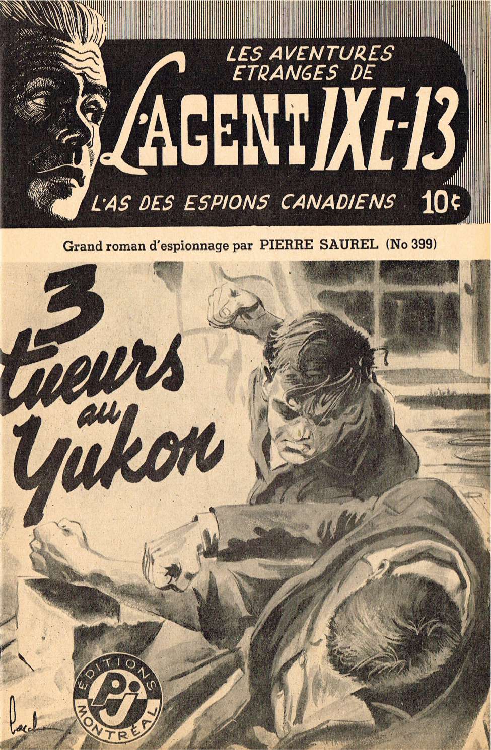 Book Cover For L'Agent IXE-13 v2 399 - Trois tueurs au Yukon