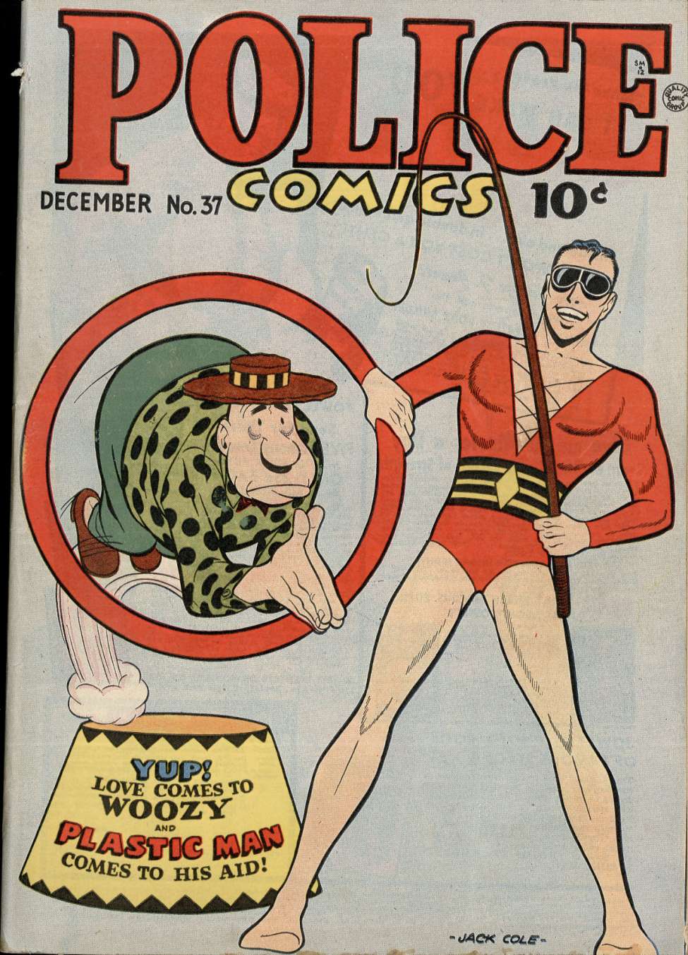 Comic Book Cover For Police Comics 37