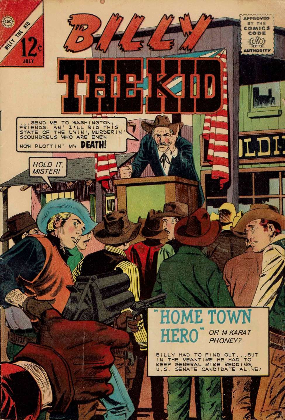 Comic Book Cover For Billy the Kid 46