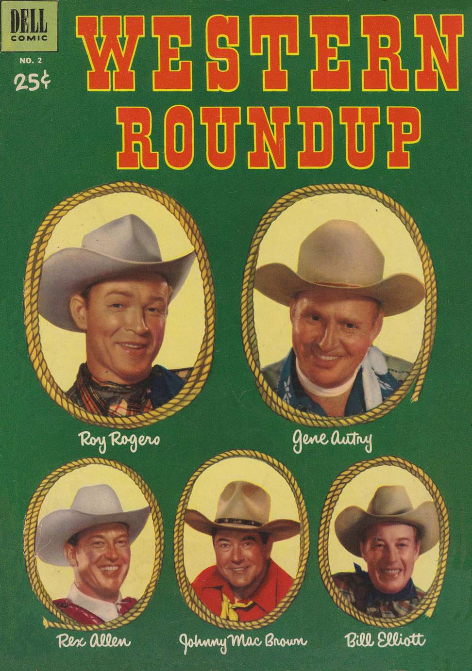 Comic Book Cover For Western Roundup 2 (inc)