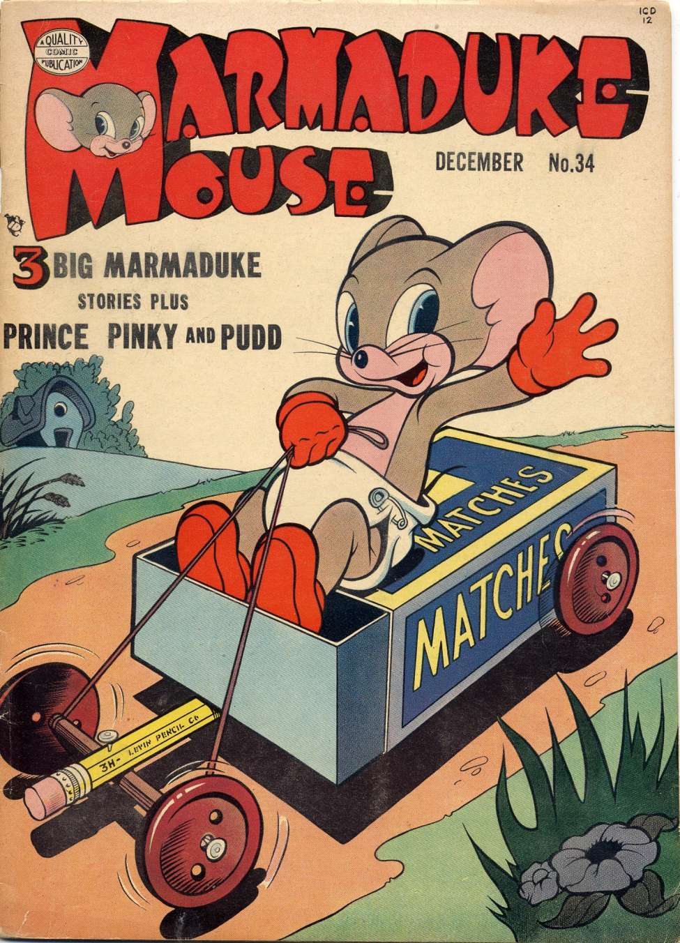Comic Book Cover For Marmaduke Mouse 34