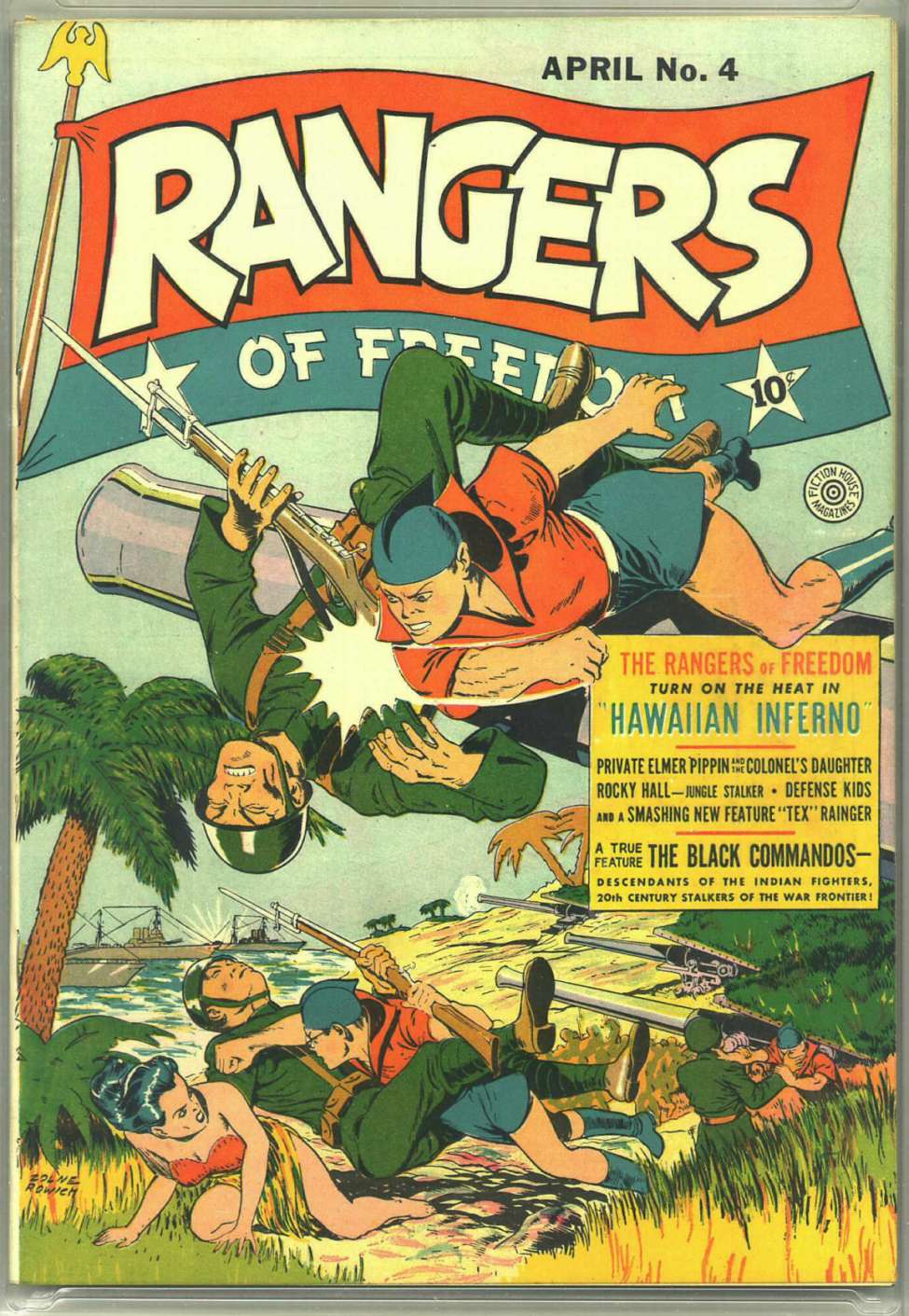 Comic Book Cover For Rangers Comics 4