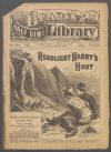 Cover For Beadle's Half Dime Library 794 - Headlight Harry's Hunt