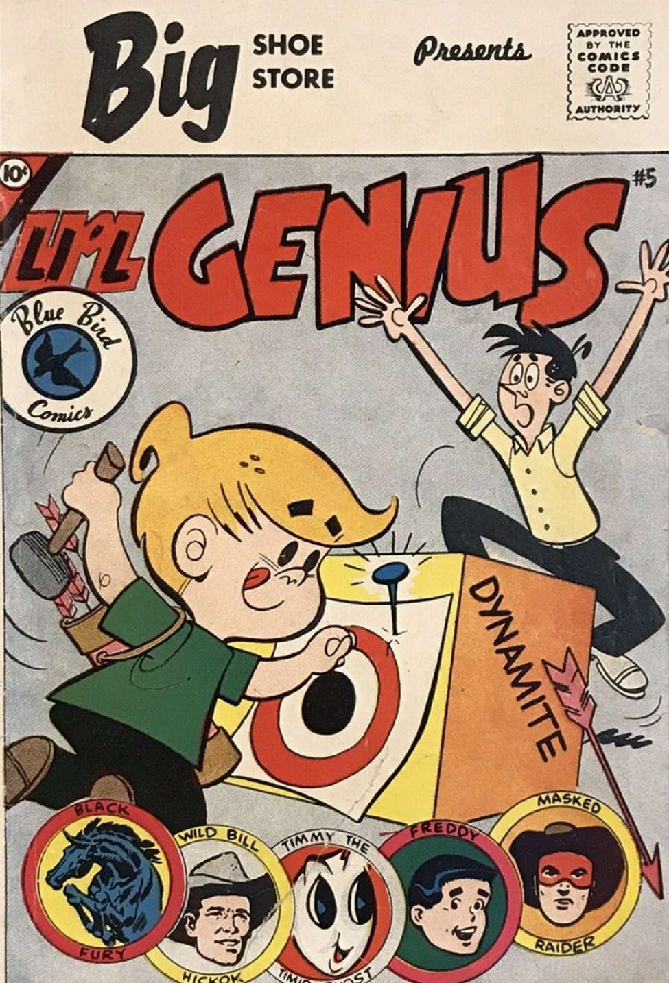 Comic Book Cover For Li'l Genius 5 (Blue Bird)
