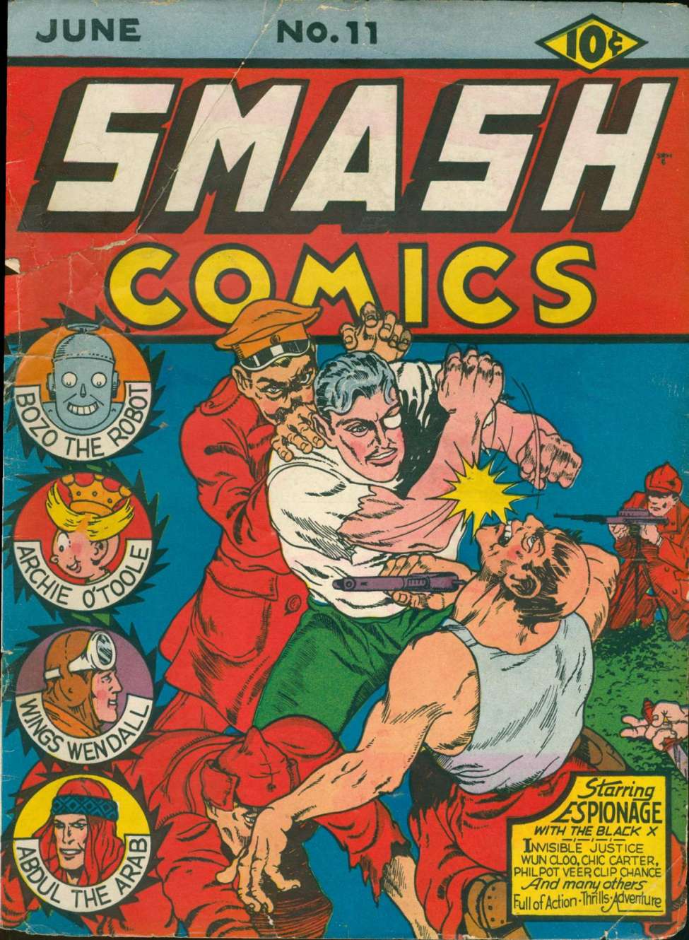 Book Cover For Smash Comics 11