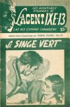 Cover For L'Agent IXE-13 v2 157 - Le singe vert