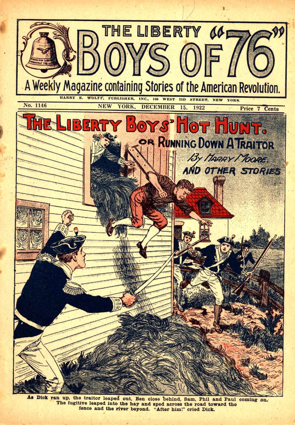 Book Cover For The Liberty Boys of 76 1146 - The Liberty Boys' Hot Hunt