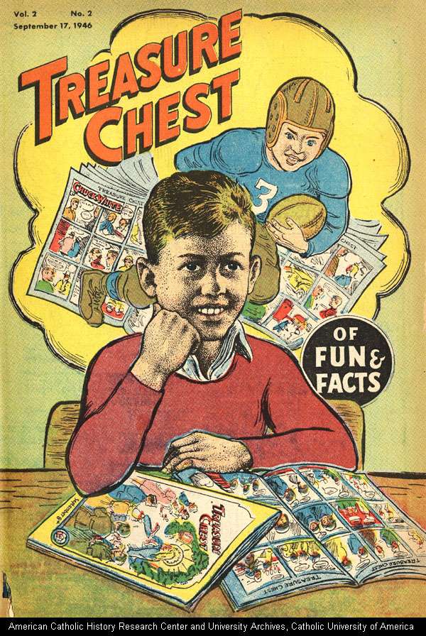 Comic Book Cover For Treasure Chest of Fun and Fact v2 2