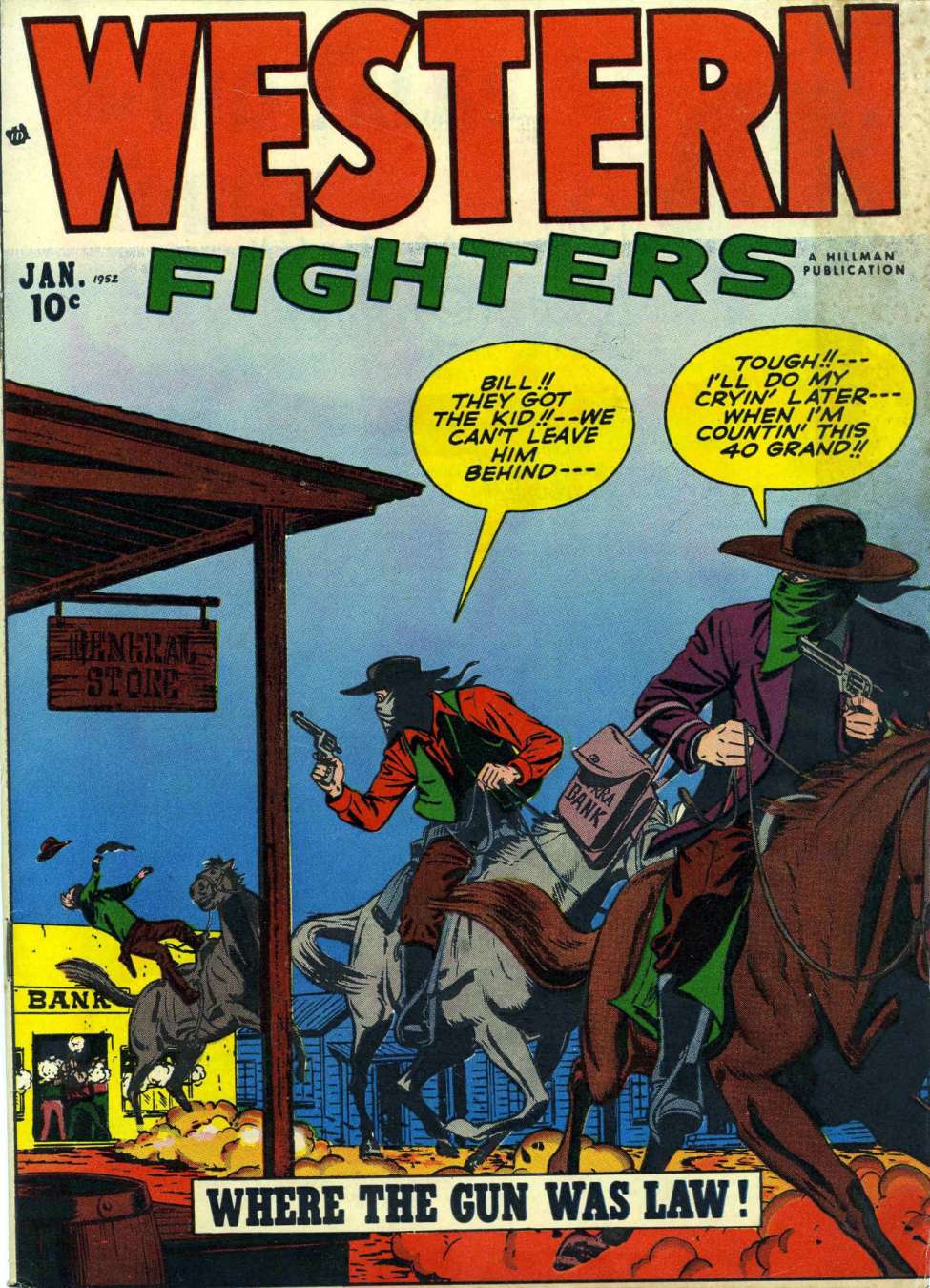 Comic Book Cover For Western Fighters v4 2