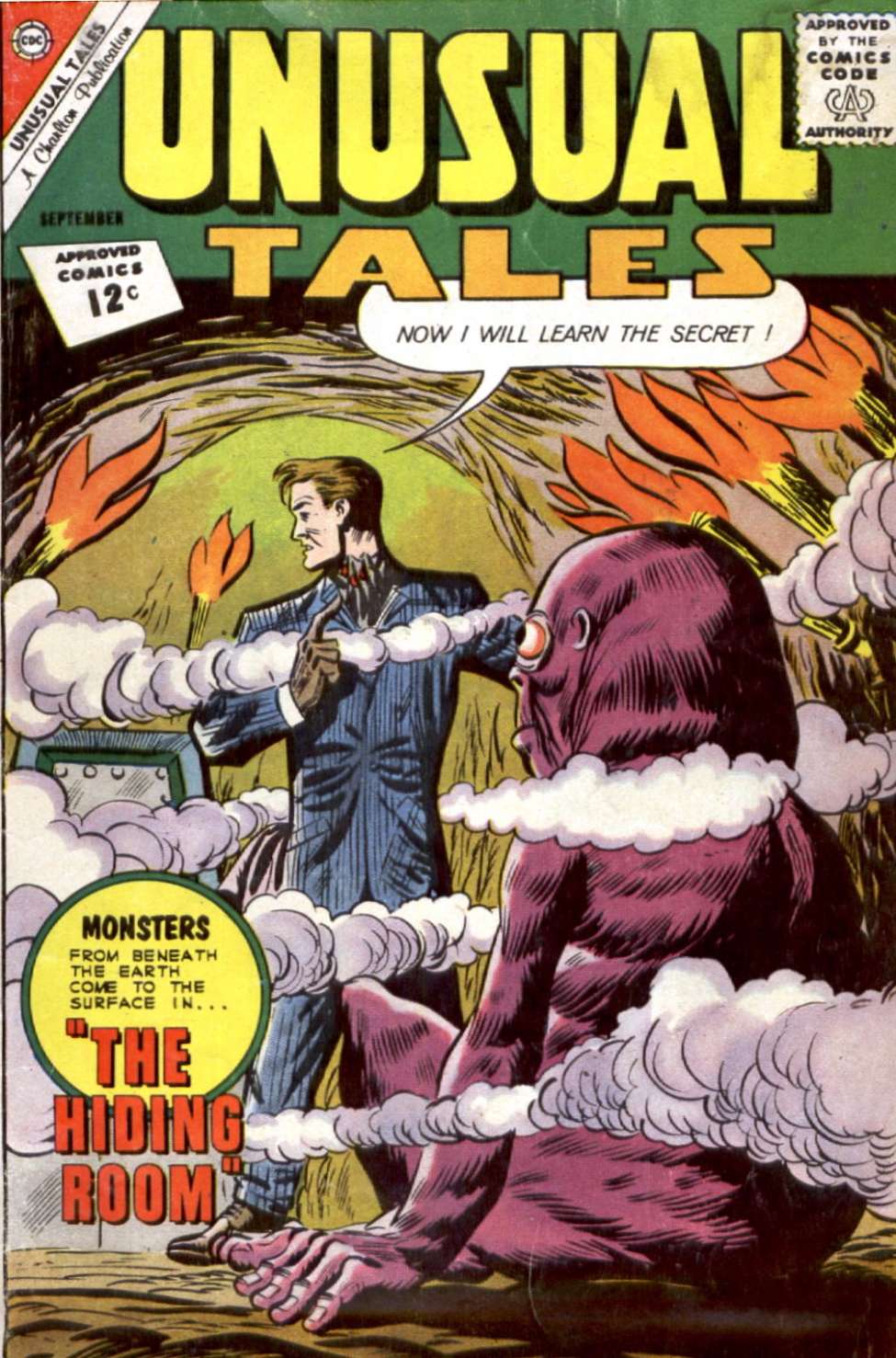 Comic Book Cover For Unusual Tales 35