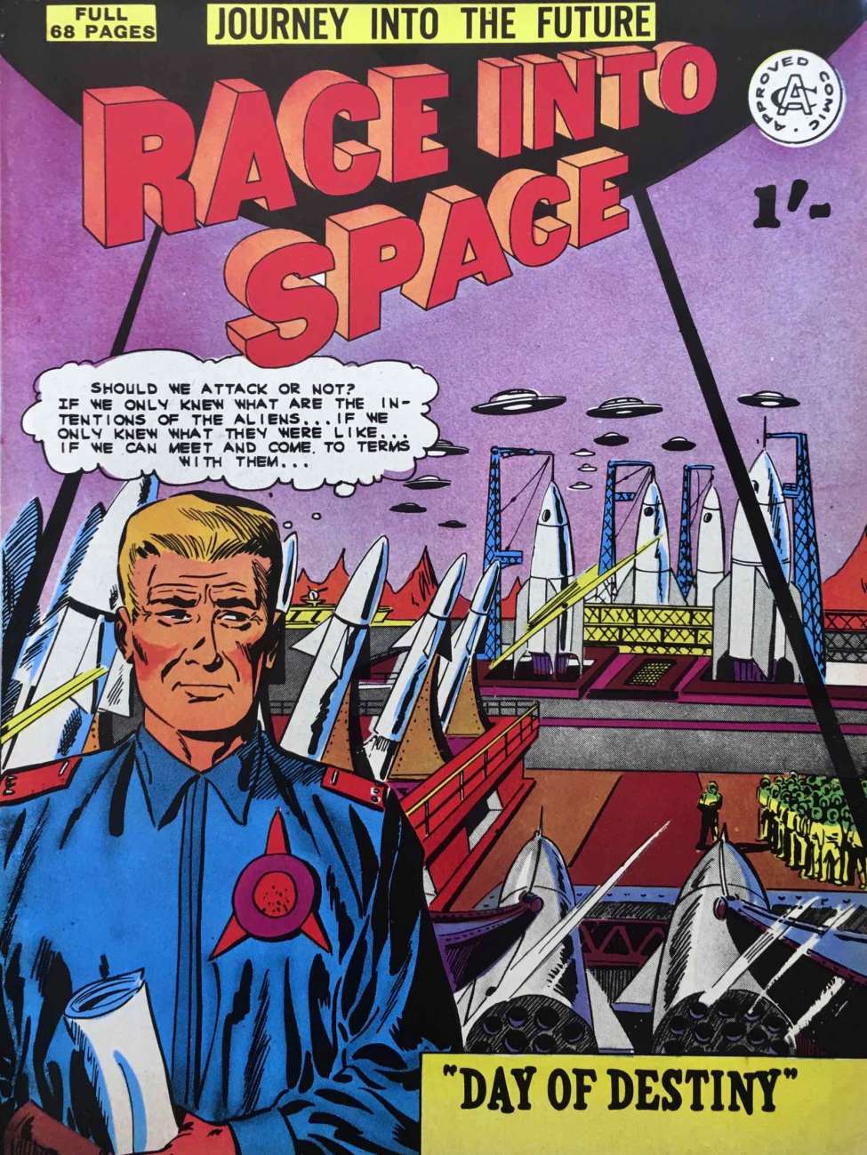 Book Cover For Race into Space 1