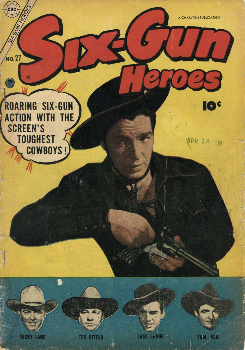 Comic Book Cover For Six-Gun Heroes 27