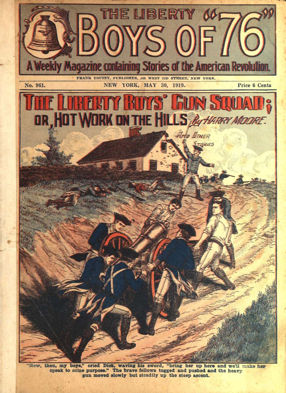 Book Cover For The Liberty Boys of 76 961 - The Liberty Boys' Gun Squad