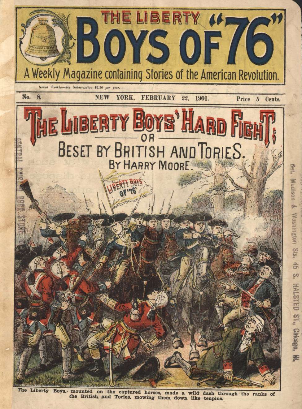 Book Cover For The Liberty Boys of 76 8 - The Liberty Boys' Hard Fight