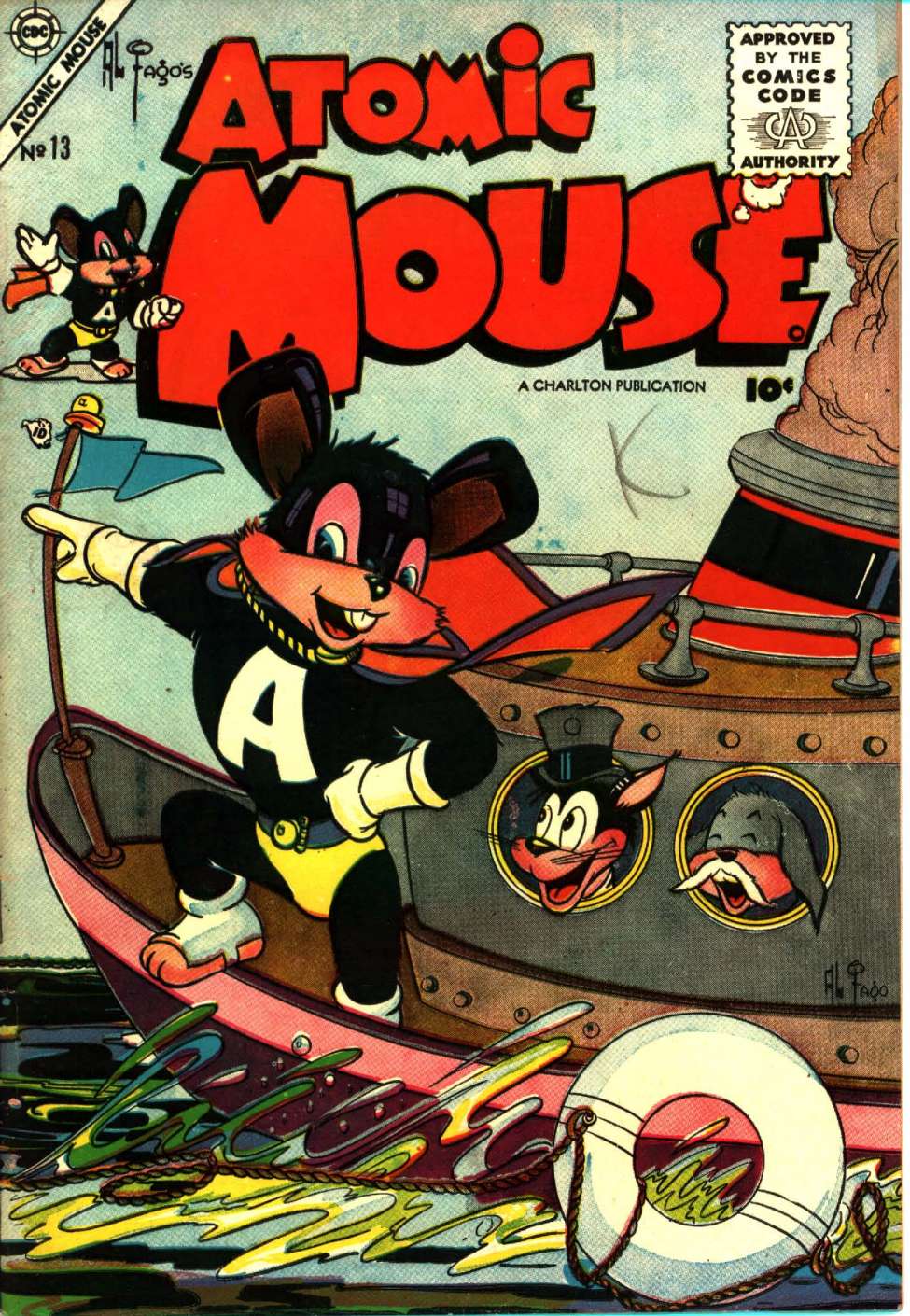 Comic Book Cover For Atomic Mouse 13