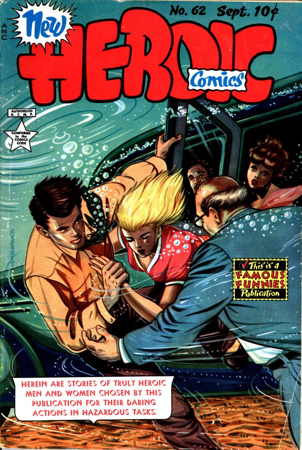 Comic Book Cover For New Heroic Comics 62