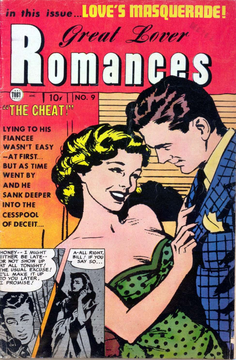 Comic Book Cover For Great Lover Romances 9