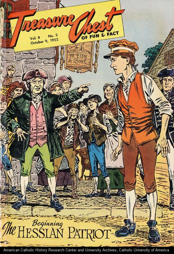 Comic Book Cover For Treasure Chest of Fun and Fact v8 3
