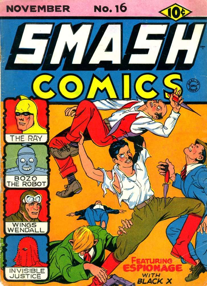 Book Cover For Smash Comics 16