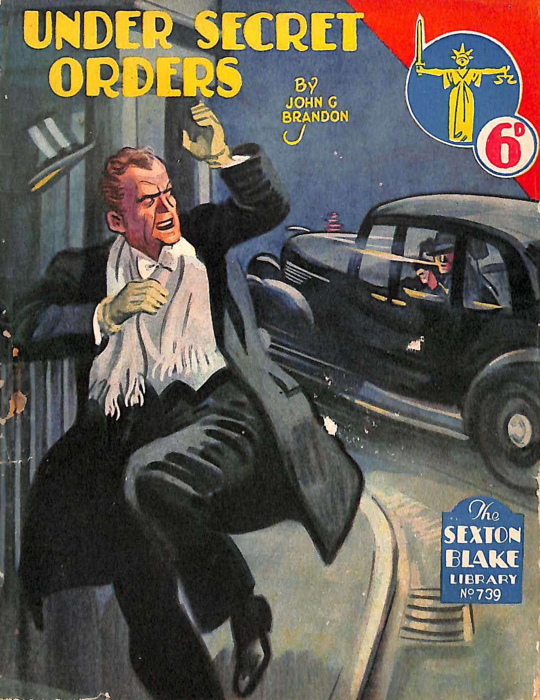 Comic Book Cover For Sexton Blake Library S2 739 - Under Secret Orders