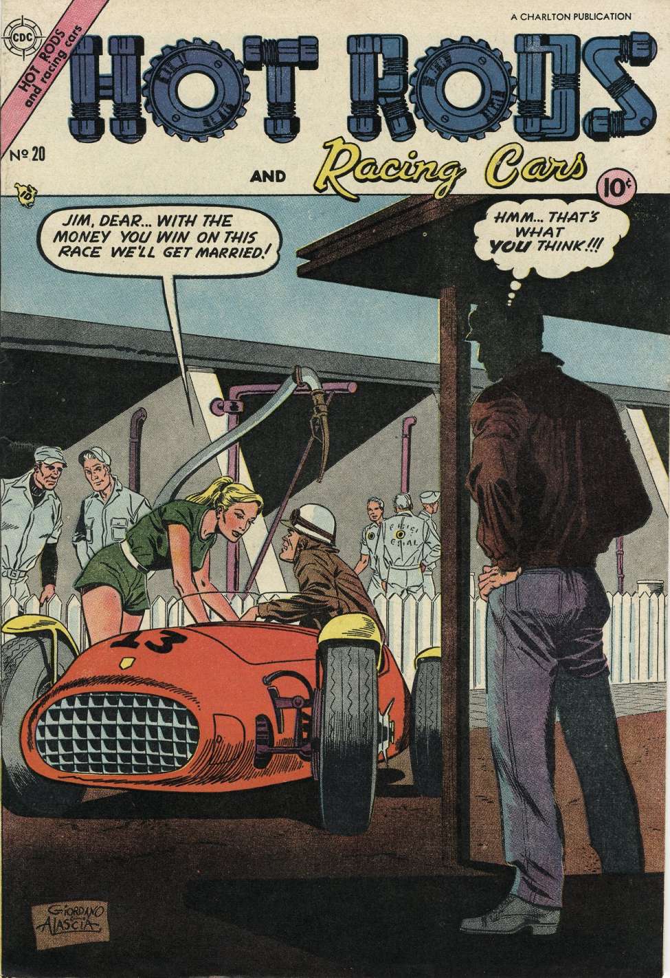 Comic Book Cover For Hot Rods and Racing Cars 20