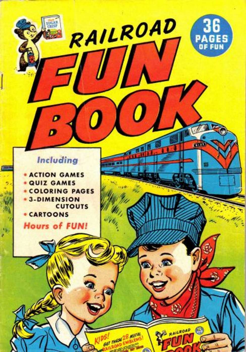 Book Cover For Railroad Fun Book
