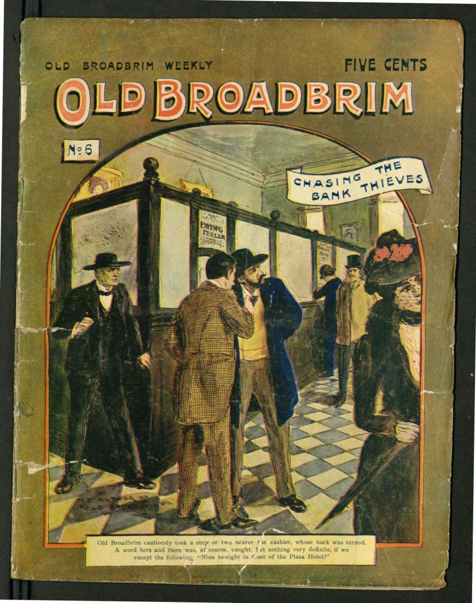 Book Cover For Old Broadbrim Weekly 6 - Old Broadbrim Chasing the Bank Thieves