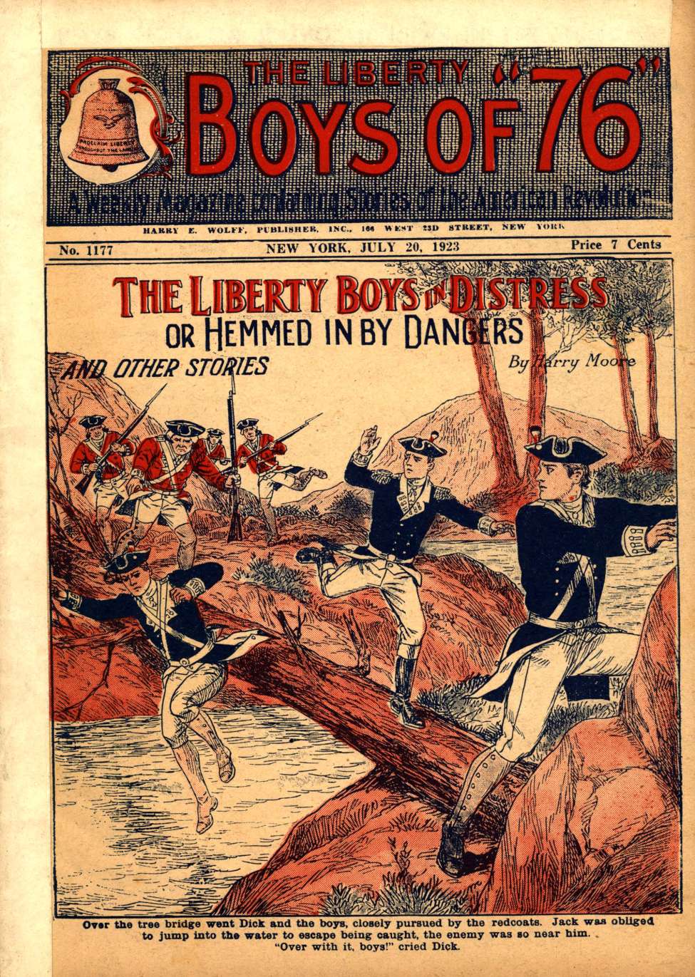 Book Cover For The Liberty Boys of 76 1177 - The Liberty Boys in Distress