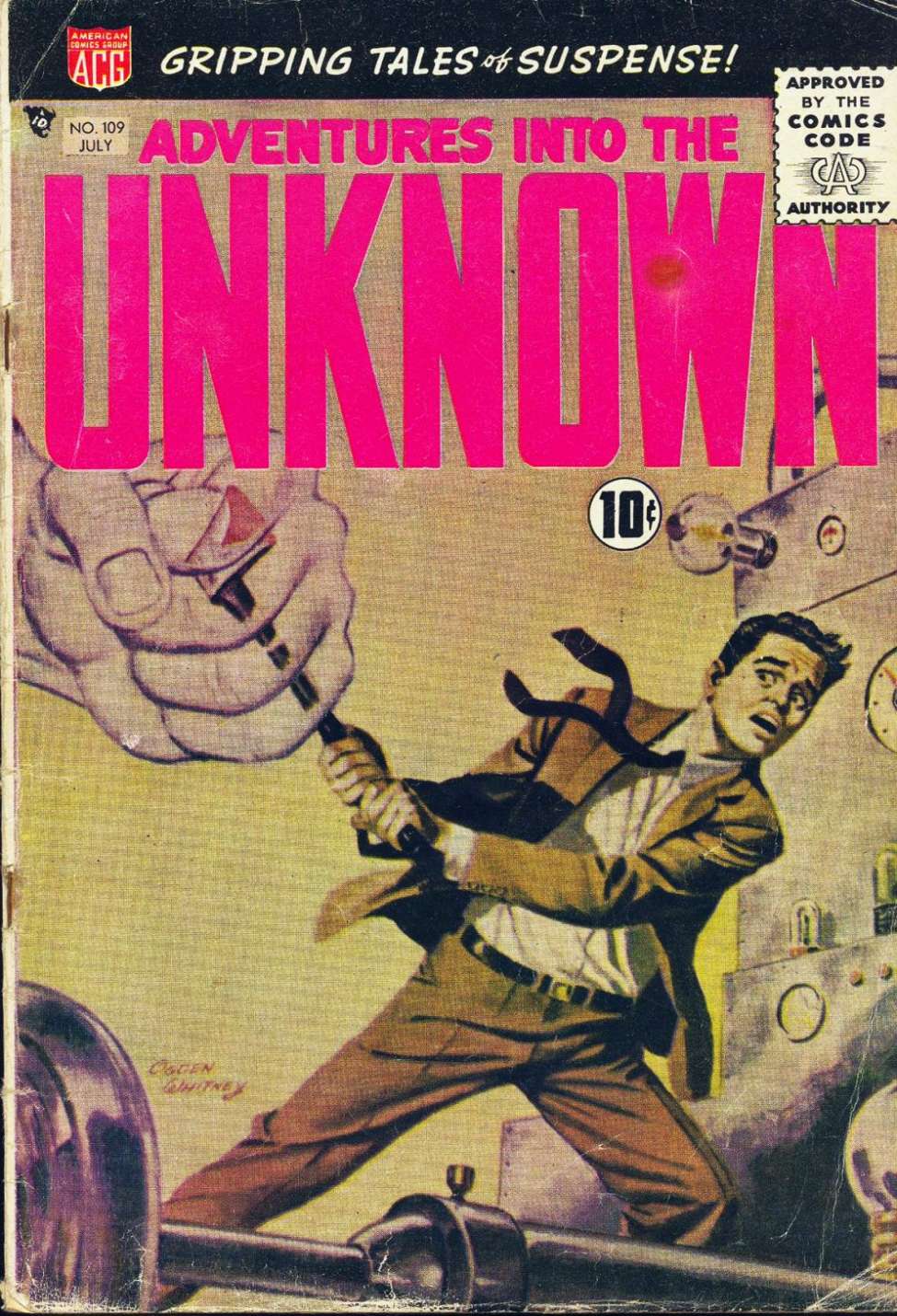 Book Cover For Adventures into the Unknown 109