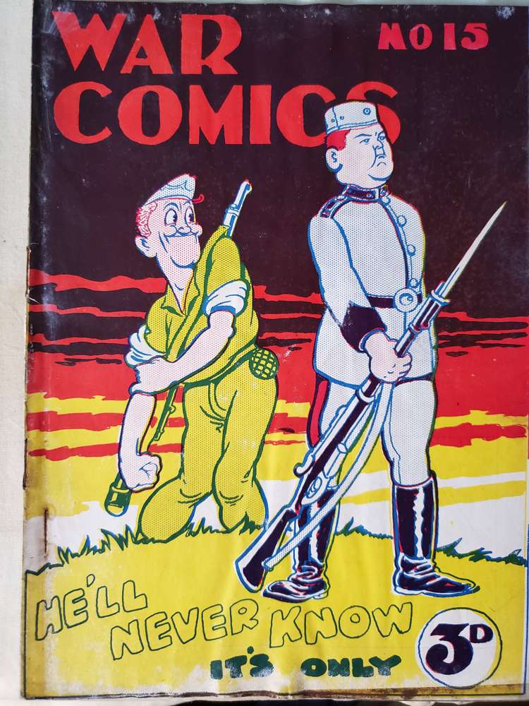 Book Cover For War Comics 15