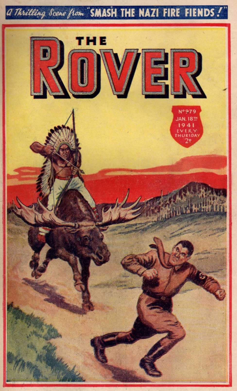 Comic Book Cover For The Rover 979
