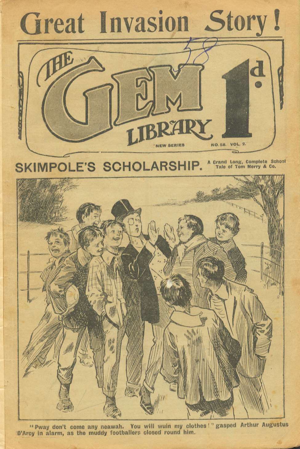 Book Cover For The Gem v2 58 - Skimpole’s Scholarship
