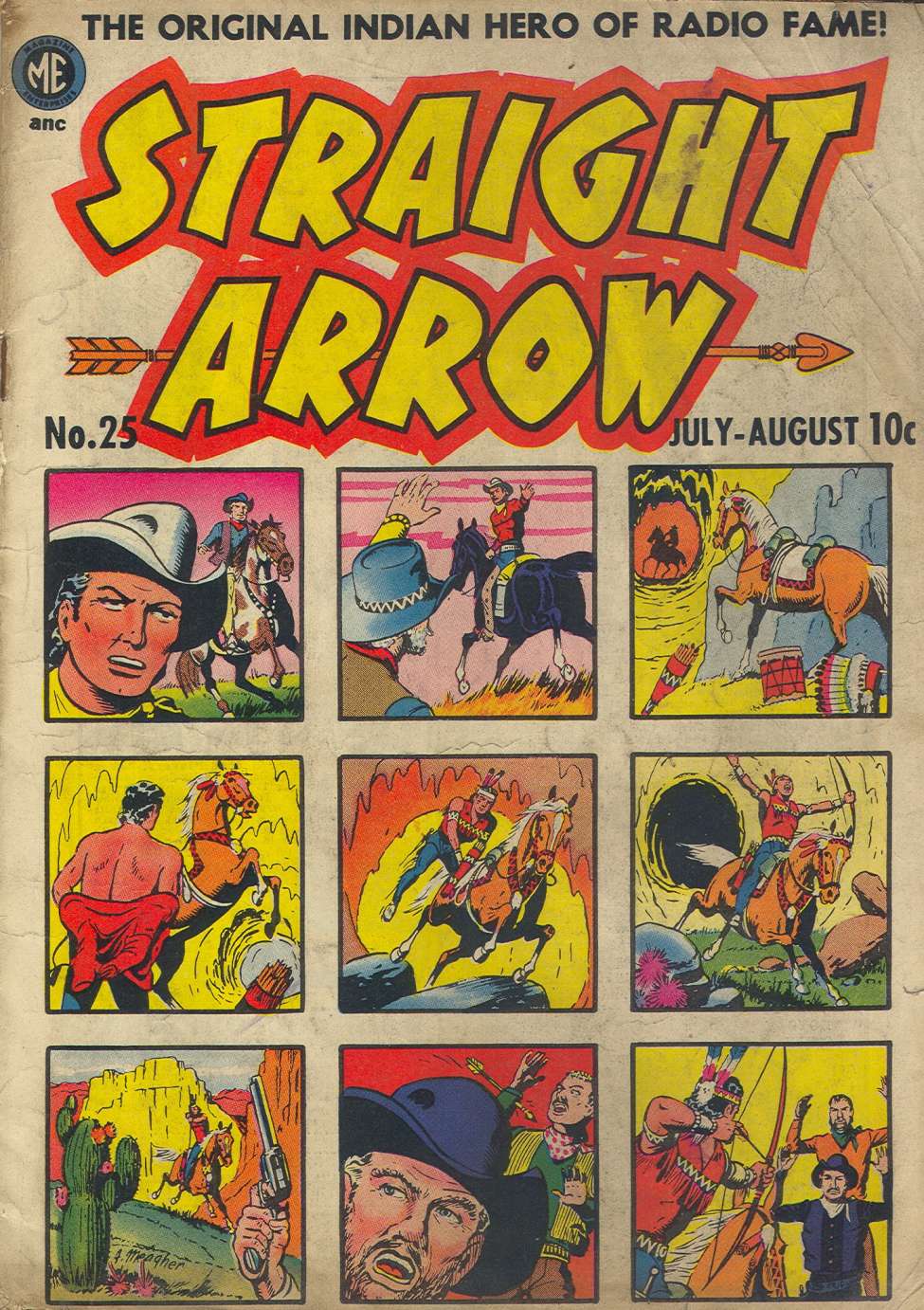 Comic Book Cover For Straight Arrow 25