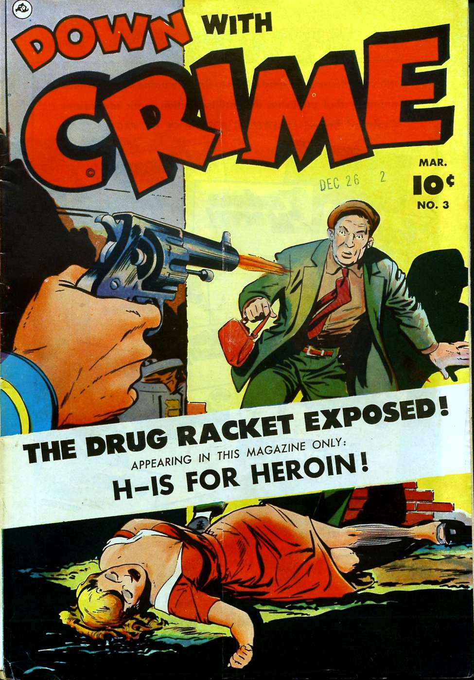 Comic Book Cover For Down With Crime 3