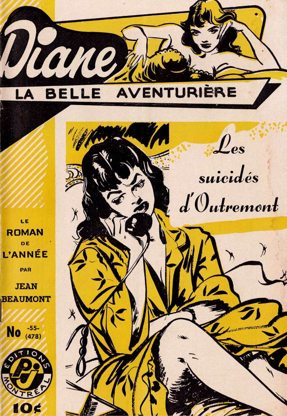 Book Cover For Diane, La Belle Aventuriere 55 - Les suicidés d'Outremont