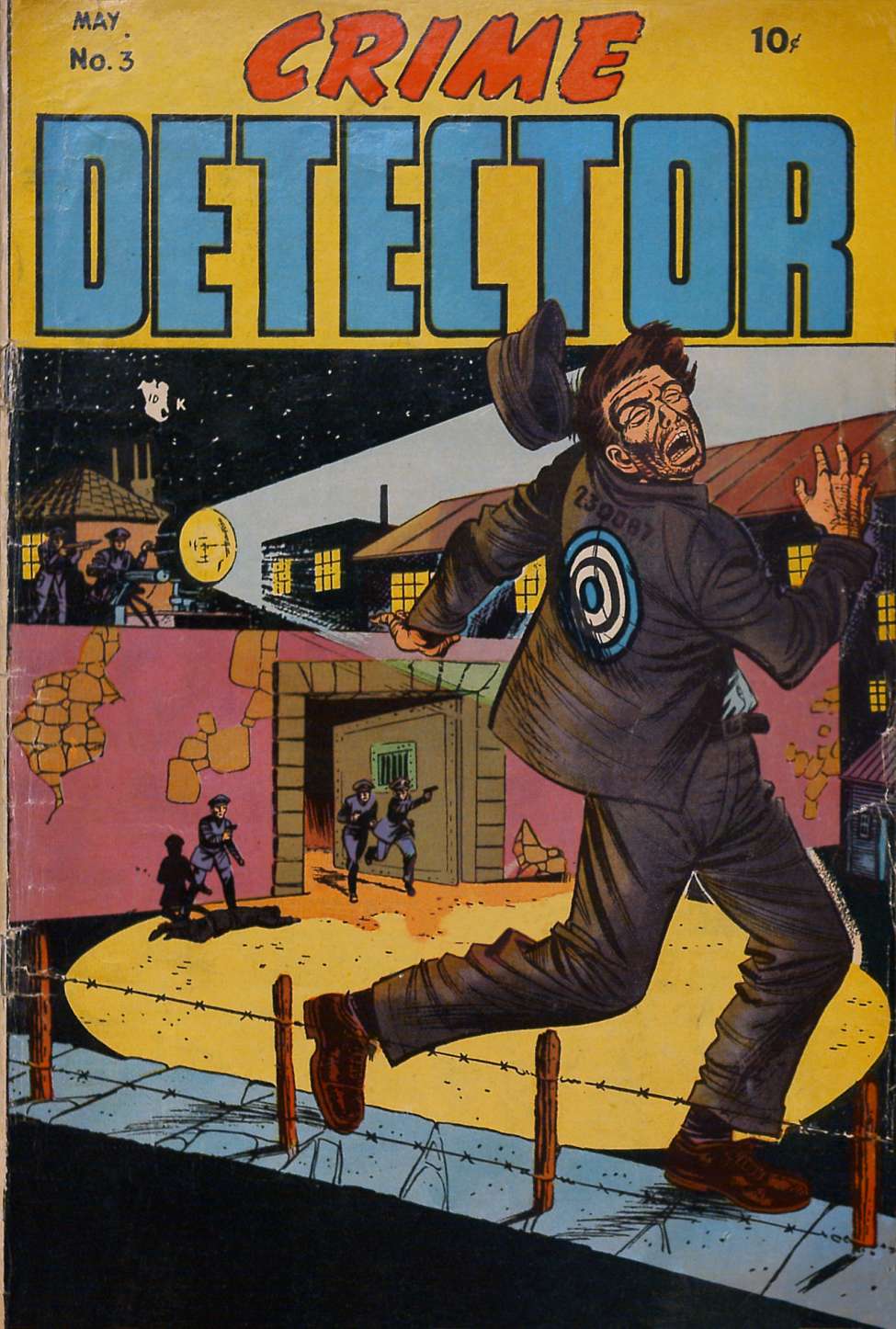 Comic Book Cover For Crime Detector 3