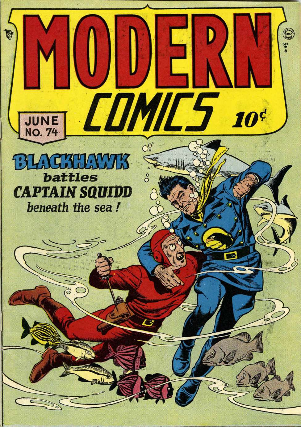 Comic Book Cover For Modern Comics 74