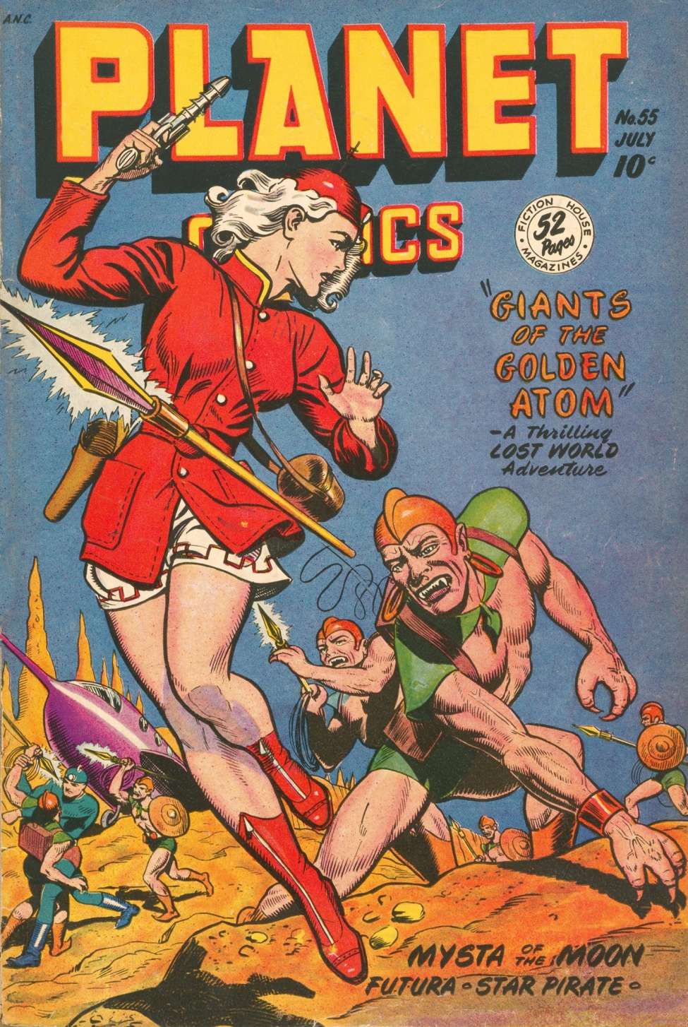 Comic Book Cover For Planet Comics 55 - Version 2
