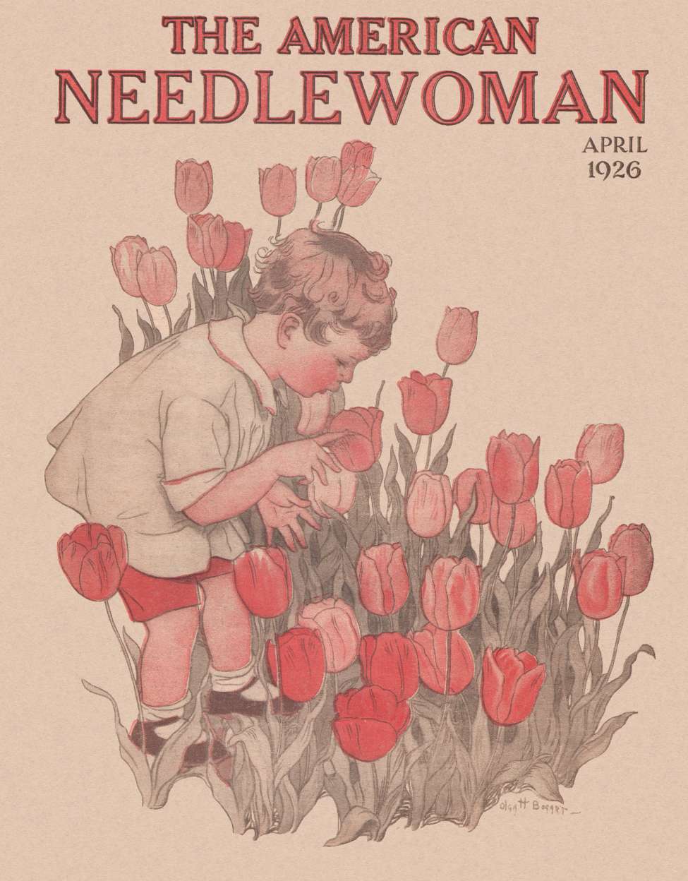 Book Cover For The American Needlewoman v35 11