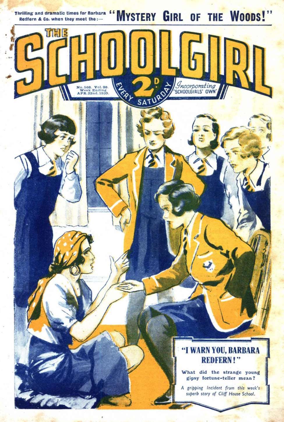 Book Cover For The Schoolgirl 508