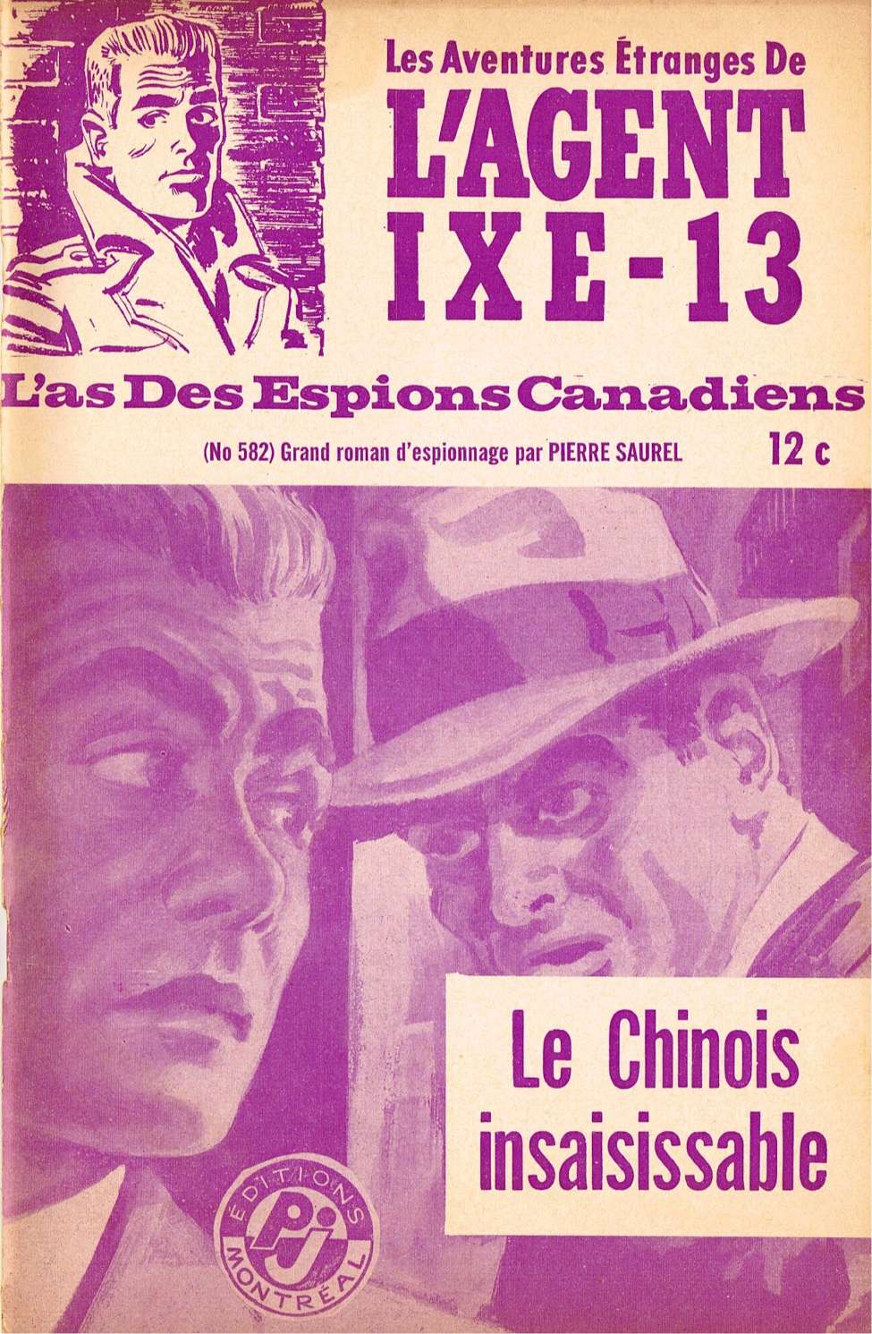 Book Cover For L'Agent IXE-13 v2 582 - Le chinois insaisissable